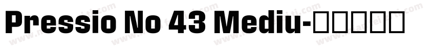Pressio No 43 Mediu字体转换
